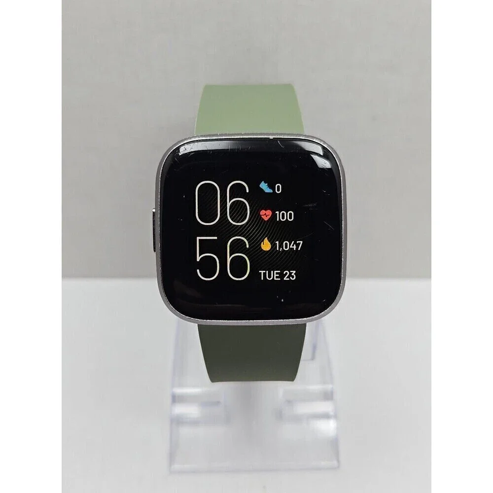 Fitbit Versa 2 Smartwatch Gray 40mm Alexa WR50M Always On Display No Charger